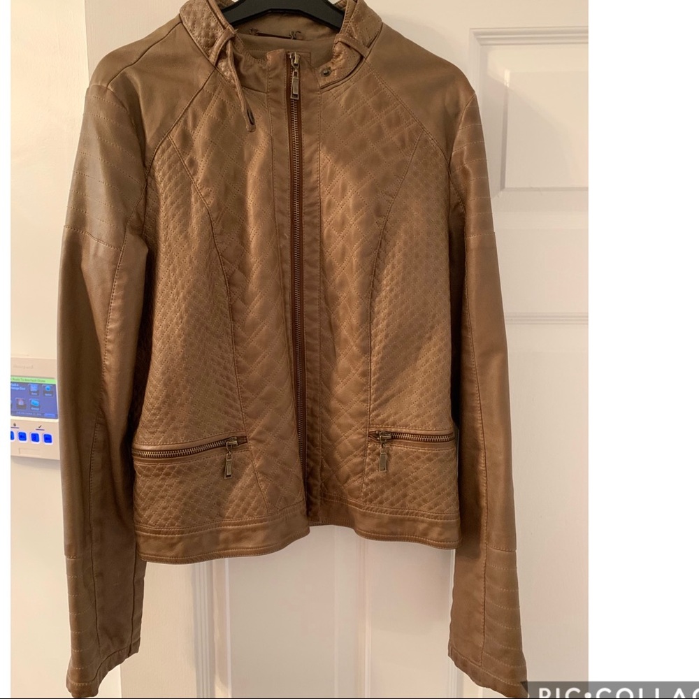 🆕Vegan Leather Motorcycle Jacket NWOT